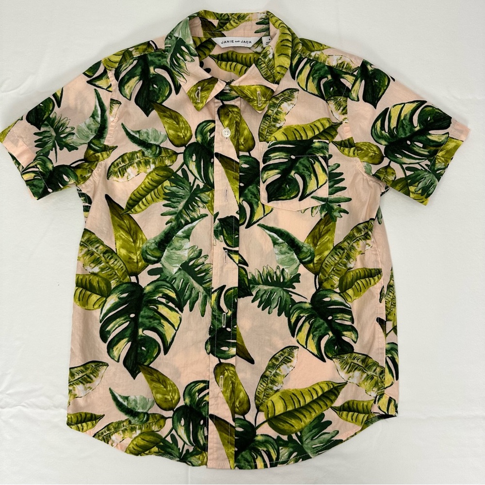 Janie and Jack Button Up Shirt Boys Size 6 ***EXCELLENT CONDITION***
